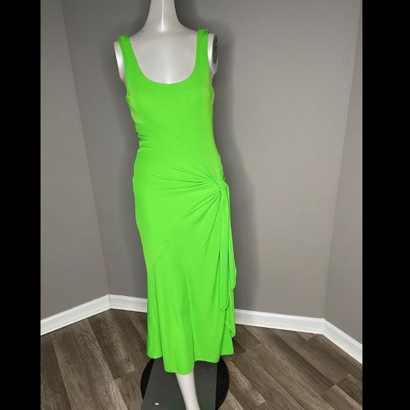 CINQ A SEPT
Green Vera Knot Detail Dress - Picture 6 of 9